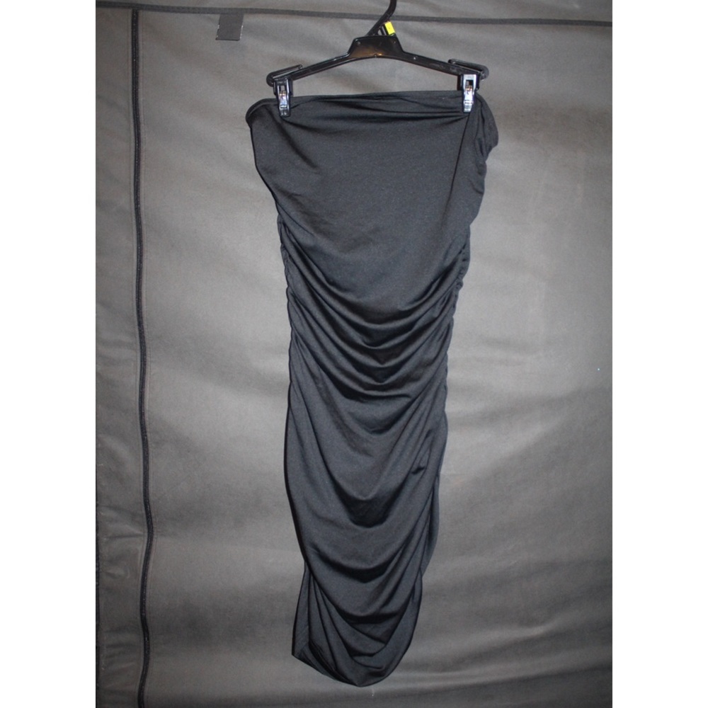Ruched Body-con Tube Dress